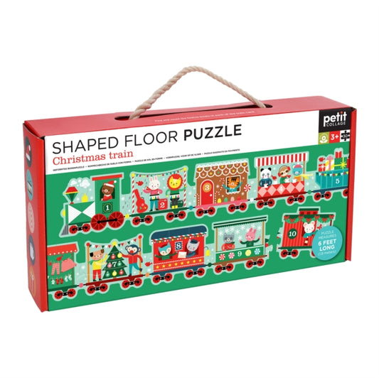 Book cover of: Christmas Train Shaped Floor Puzzle