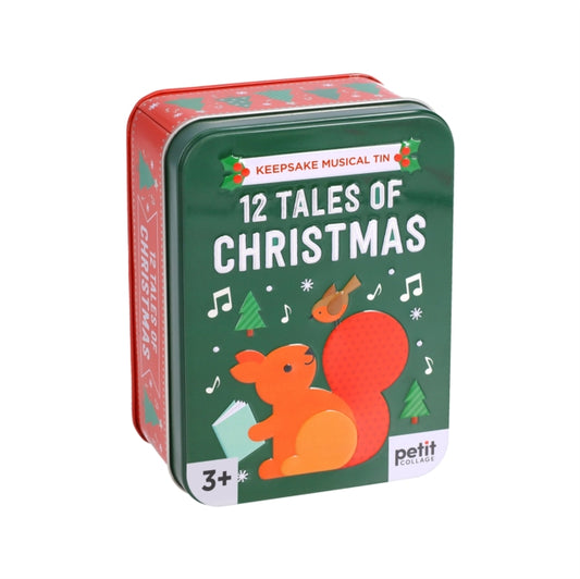 Book cover of: 12 Tales of Christmas. By: Petit Collage