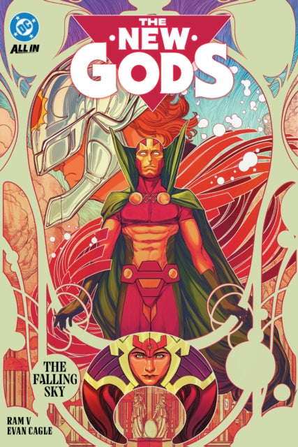 Book cover of: New Gods Vol. 1: The Falling Sky