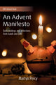 Book cover of: Advent Manifesto. By: Martyn Percy