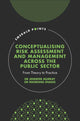 Book cover of: Conceptualising Risk Assessment and Management across the Public Sector. By: Jennifer Murray