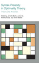 Book cover of: Syntax-Prosody in Optimality Theory. By: Jennifer Bellik