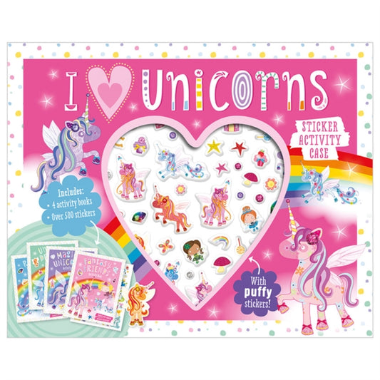 Book cover of: I Love Unicorns Sticker Activity Case