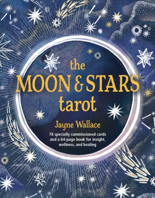 Book cover of: Moon & Stars Tarot. By: Jayne Wallace