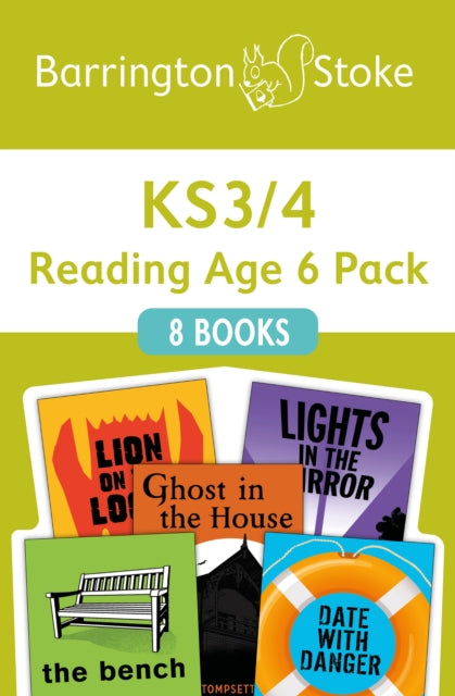 Book cover of: KS3/4 Reading Age 6 Pack. By: Barrington Stoke