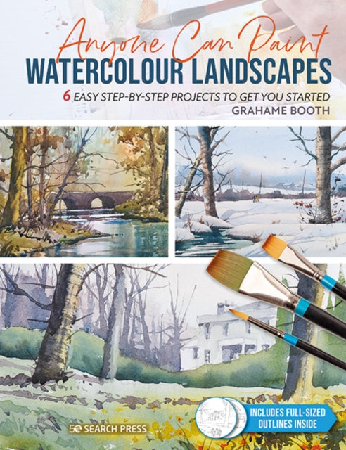 Book cover of: Anyone Can Paint Watercolour Landscapes. By: Grahame Booth