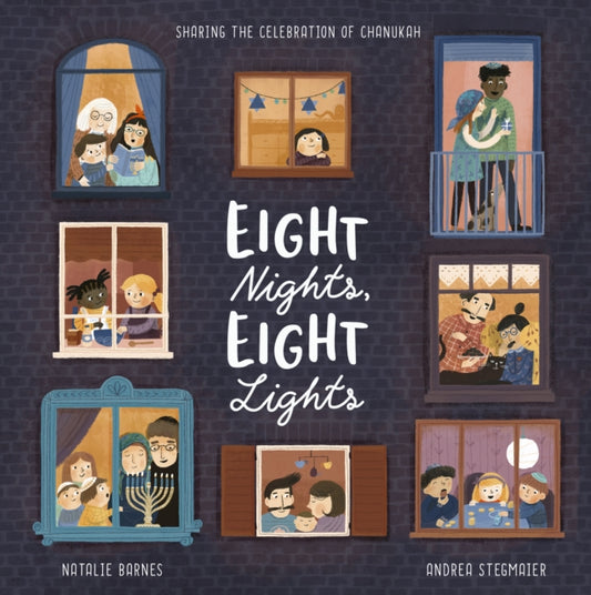 Book cover of: Eight Nights, Eight Lights. By: Natalie Barnes