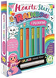 Book cover of: Hearts, Stars, Rainbows Colouring