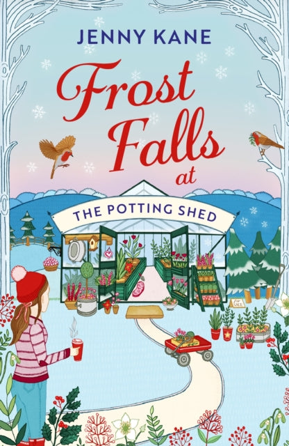 Book cover of: Frost Falls at The Potting Shed. By: Jenny Kane