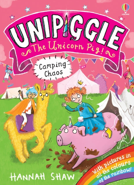 Book cover of: Unipiggle: Camping Chaos. By: Hannah Shaw