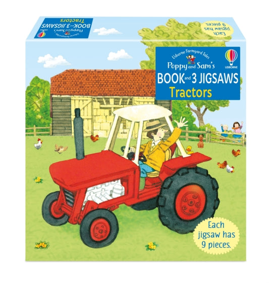 Book cover of: Poppy and Sam's Book and 3 Jigsaws: Tractors