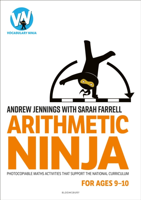 Book cover of: Arithmetic Ninja for Ages 9-10. By: Andrew Jennings