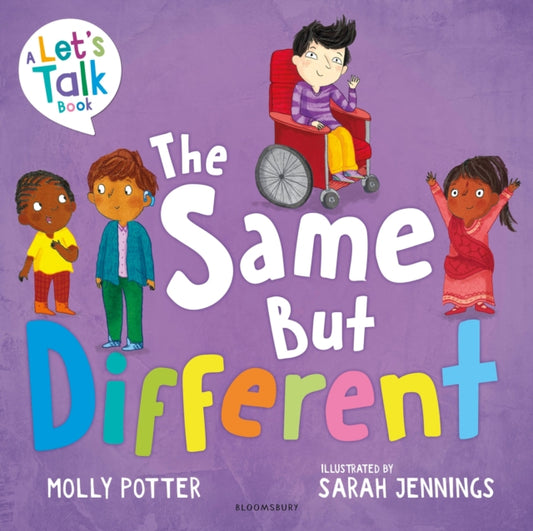 Same But Different, A Let’s Talk picture book to help young children understand diversity 9781801992305 Molly Potter