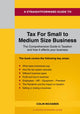 Book cover of: Straightforward Guide to Tax for Small to Medium Size Business. By: Colin Richards