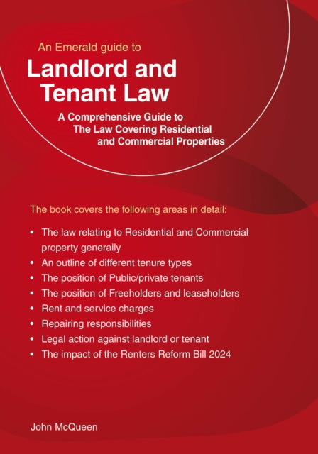 Book cover of: Emerald Guide to Landlord and Tenant Law - Residential and Commercial Property. By: John McQueen