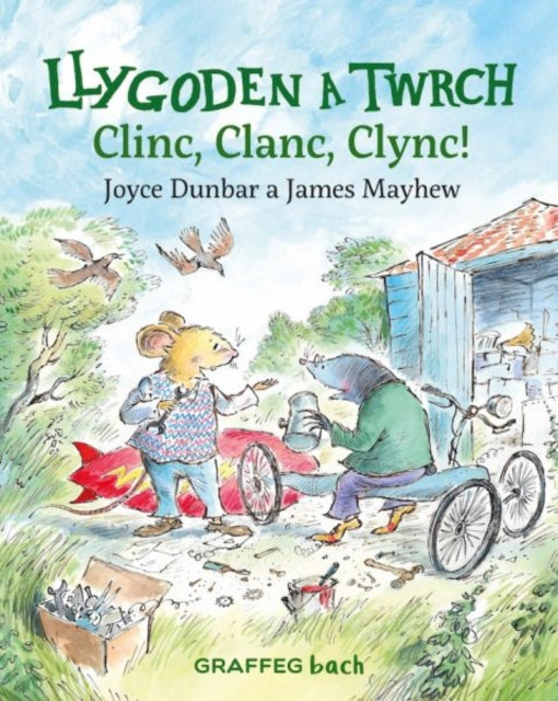 Book cover of: Llygoden a Twrch: Clinc, Clanc, Clync!. By: Joyce Dunbar