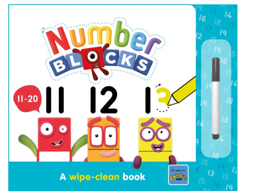 Book cover of: Numberblocks 11-20: A Wipe-Clean Book