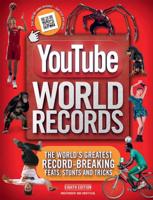 Book cover of: YouTube World Records 2022. By: Adrian Besley