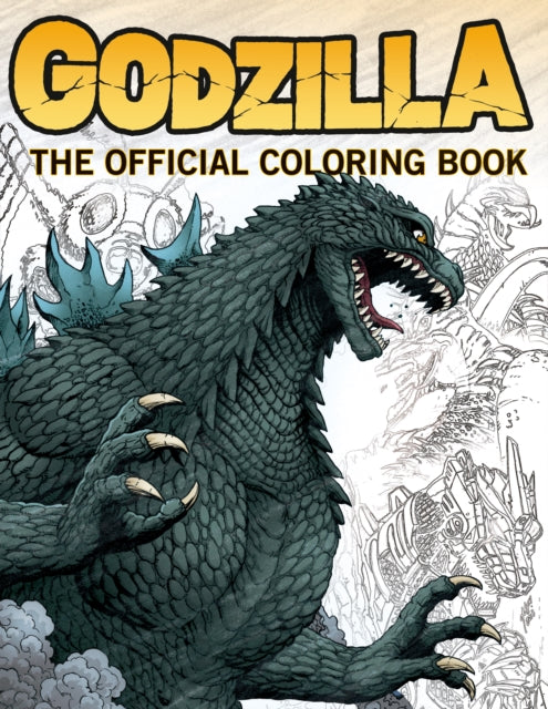 Book cover of: Godzilla: The Official Coloring Book. By: Titan