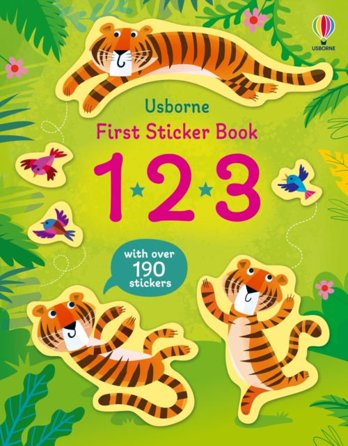 Book cover of: First Sticker Book 123