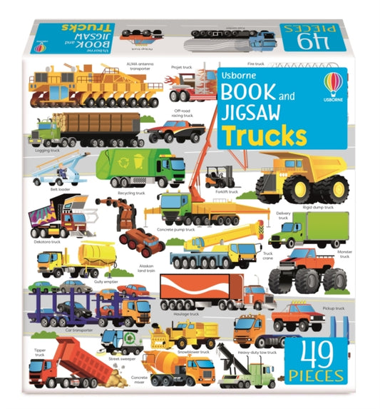 Usborne Book and Jigsaw Trucks 9781803704807 SMITH, SAM