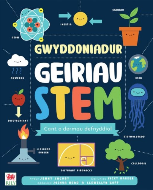 Book cover of: Gwyddoniadur Geiriau Stem. By: Jenny Jacoby