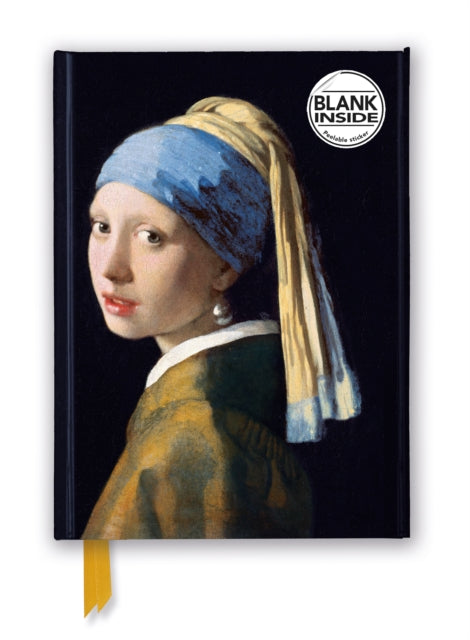 Book cover of: Johannes Vermeer: Girl with a Pearl Earring (Foiled Blank Journal). By: Flame Tree Studio