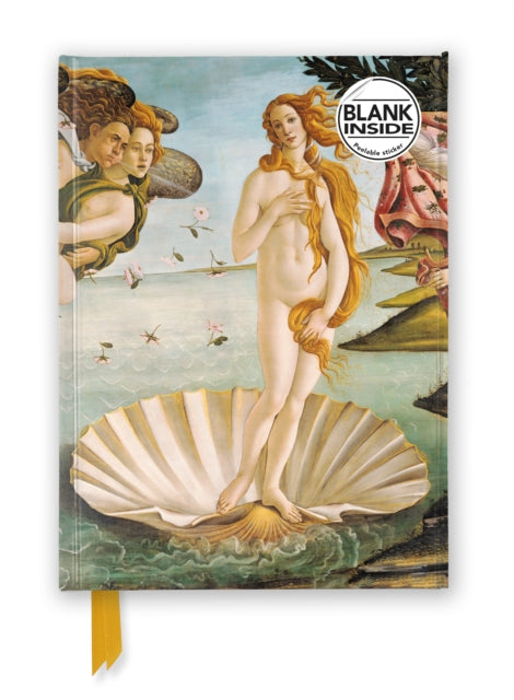 Book cover of: Sandro Botticelli: The Birth of Venus (Foiled Blank Journal). By: Flame Tree Studio