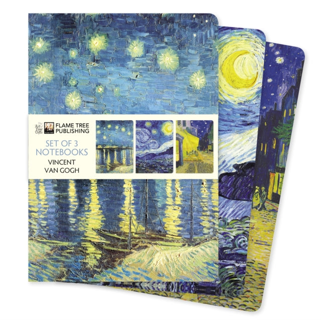 Book cover of: Vincent van Gogh Set of 3 Standard Notebooks. By: Flame Tree Studio