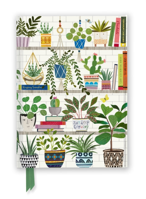 Georgia Breeze: Books & Plants (Foiled Journal) 9781804178591 Flame Tree Studio