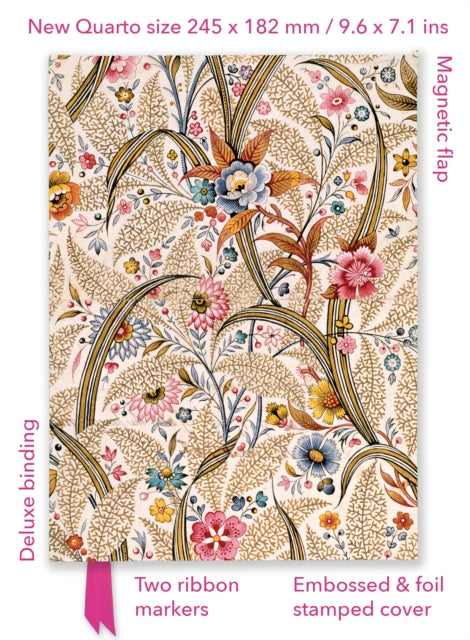 Book cover of: William Kilburn: Marble End Paper (Foiled Quarto Journal). By: Flame Tree Studio