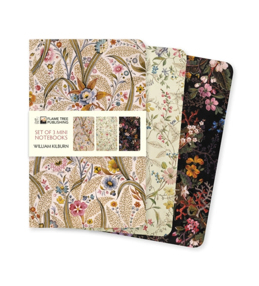 Book cover of: William Kilburn Set of 3 Mini Notebooks. By: Flame Tree Studio