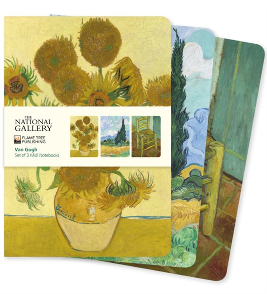 Book cover of: National Gallery: Van Gogh Set of 3 Midi Notebooks