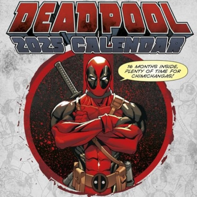 Book cover of: Deadpool 2025 Square Calendar