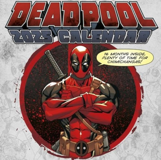 Book cover of: Deadpool 2025 Square Calendar