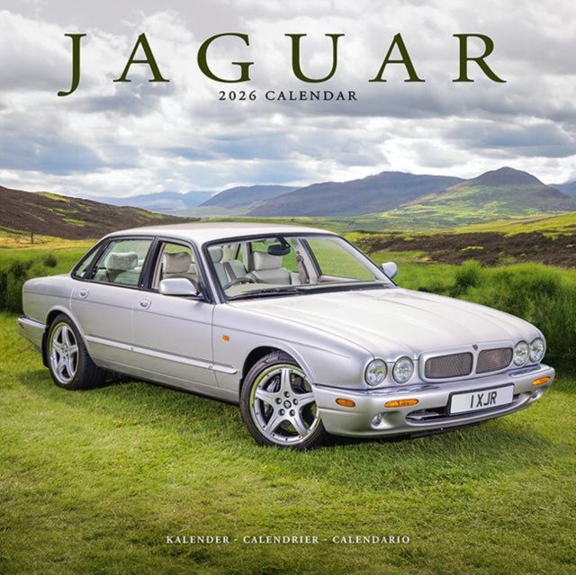 Book cover of: Jaguar Calendar 2026  Square Car Wall Calendar - 16 Month