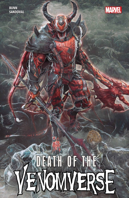 Book cover of: Death of the Venomverse. By: Cullen Bunn