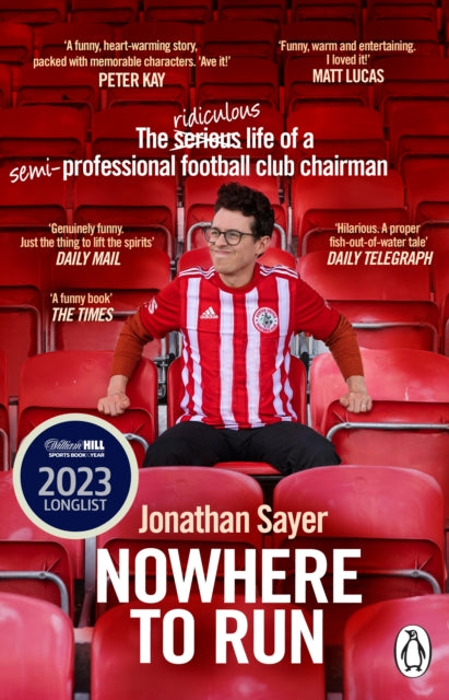 Book cover of: Nowhere to Run. By: Jonathan Sayer