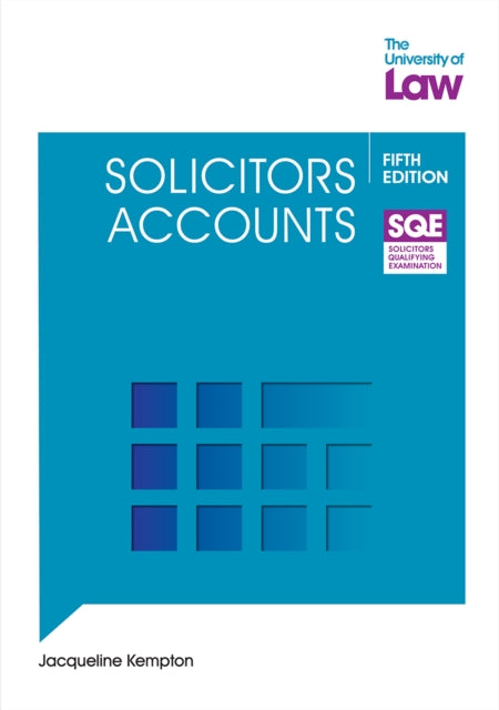 Book cover of: SQE Solicitors Accounts 5e