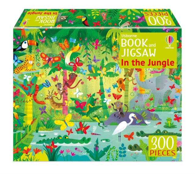 Book cover of: Usborne Book and Jigsaw In the Jungle. By: ROBSON, KIRSTEEN