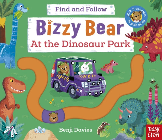 Book cover of: Bizzy Bear Find and Follow: At the Dinosaur Park