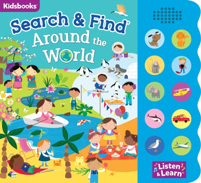 Book cover of: Search & Find Around the World. By: Sophie Hanton