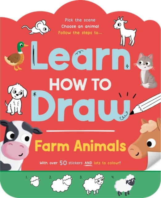 Book cover of: Learn How to Draw: Farm Animals