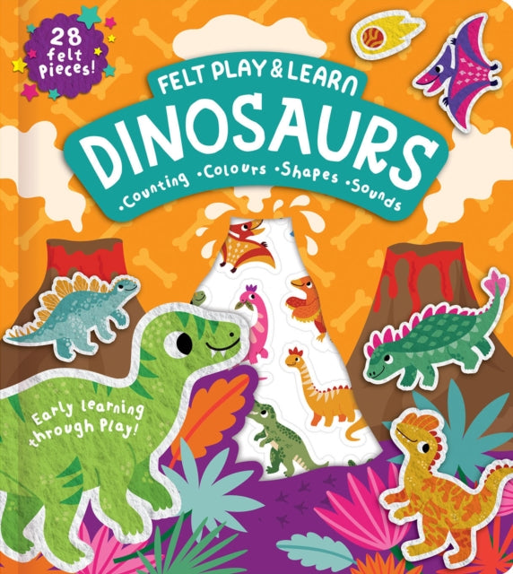 Book cover of: Felt Play & Learn Dinosaurs