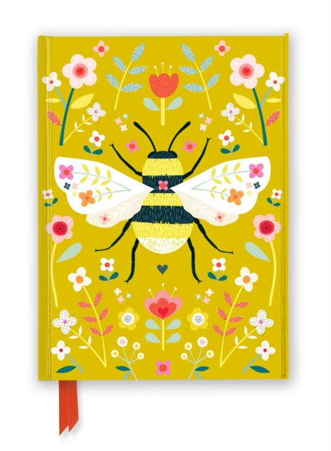 Book cover of: Bee Brown: Wildflower Bee (Foiled Journal). By: Flame Tree Studio