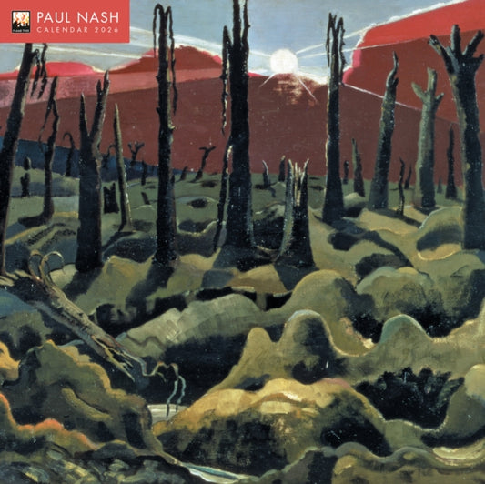 Book cover of: Paul Nash Wall Calendar 2026 (Art Calendar)