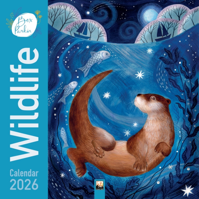Book cover of: Bex Parkin: Wildlife Wall Calendar 2026 (Art Calendar)