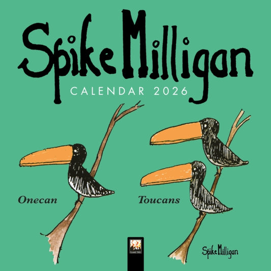 Book cover of: Spike Milligan Mini Wall Calendar 2026 (Art Calendar)