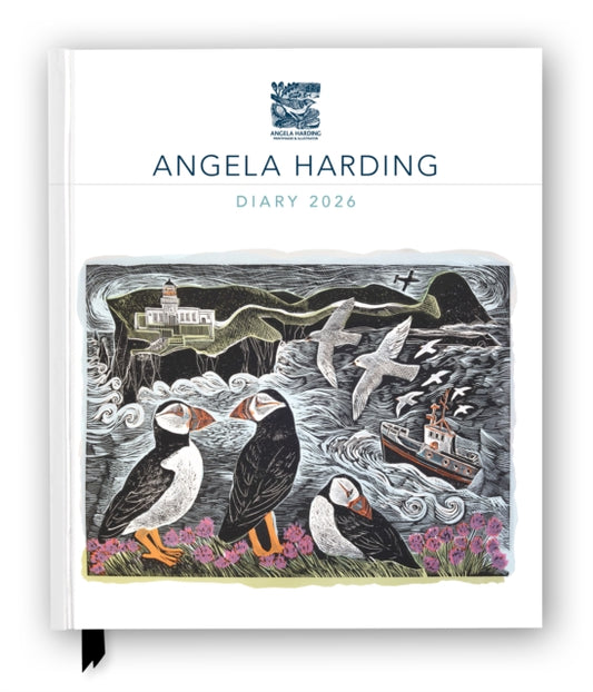 Angela Harding 2026 Desk Diary Planner - Week to View, Illustrated throughout 9781835624579 FLAME TREE STUDIO