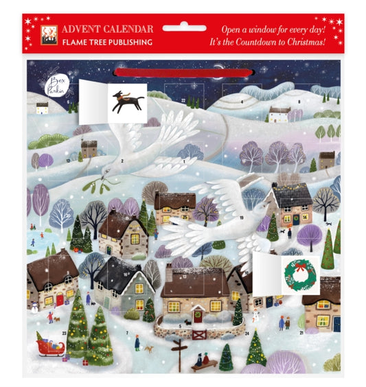 Book cover of: Bex Parkin: Doves Advent Calendar (with stickers)